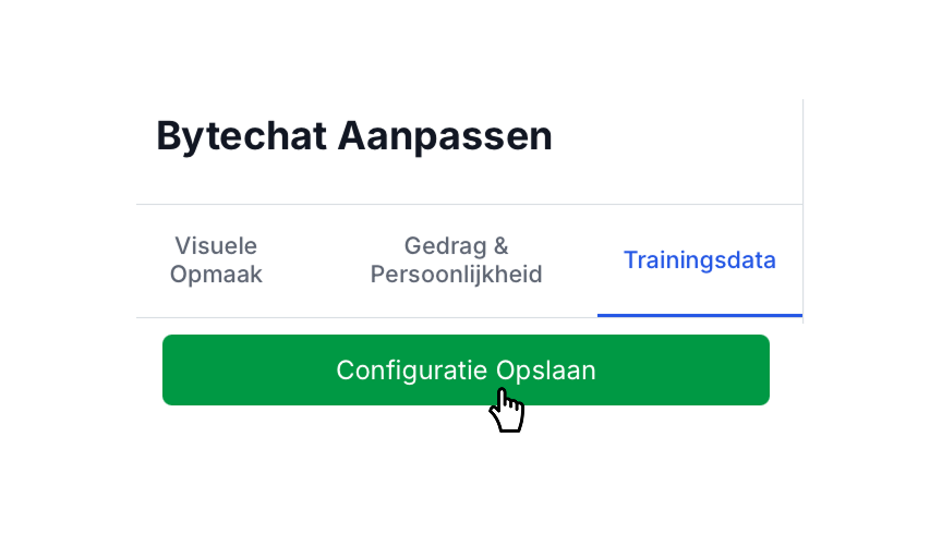Een gebruiker die instellingen aanpast op een scherm